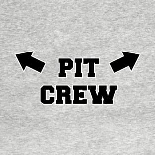 Pit Crew Armpits Black T-Shirt